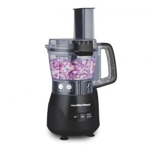 Processador de Alimentos Compacto 1 L Aço Inox, 250W, 110v, HAMILTON BEACH 70510, Preto