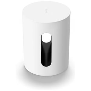Sonos Sub Mini Subwoofer Wireless Compacto com Graves Potentes, Design Elegante e Acabamento Fosco – Branco