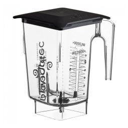 Jarra Liquificador Blendtec WildSide+ 40‑630‑62 Transparente Tritan 2,7 Litros com Tampa Dura