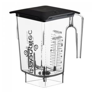 Jarra Liquificador Blendtec WildSide+ 40‑630‑62 Transparente Tritan 2,7 Litros com Tampa Dura