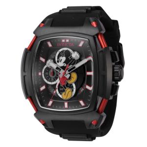 Relógio masculino Invicta Disney edição limitada do Mickey Mouse , preto 44062