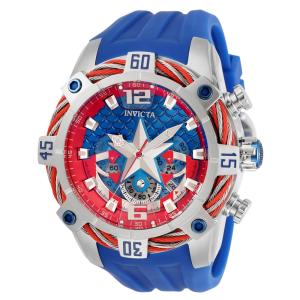 Relógio Masculino Marvel Capitão América, Invicta 33162, Azul