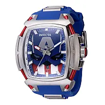 Relógio Masculino Invicta Marvel Capitão América, Aço, Azul 43162