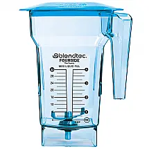 Jarra Liquidificadora Blendtec FourSide 40-612-62 2.2L Azul com Tampa Azul