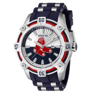 Relgio Masculino Invicta Boston Red Sox MLB - 52mm, Ao e Azul ZG-43262