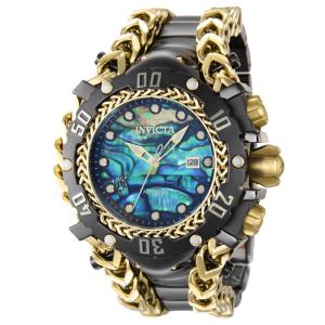 Relgio masculino Gladiador Automtico com mostrador Abalone - 58,3 mm. Ouro. Preto 44262