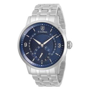 Relógio Masculino de Quartzo S Coifman, Invicta SC0462, Prata e Azul