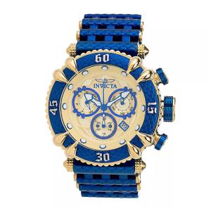 Relógio Masculino Subaqua, Invicta 37562, Azul e Dourado
