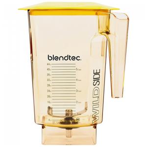 Jarra Liquidificadora Blendtec WildSide+ 40-636-62 2.7L Amarela com Tampa Amarela