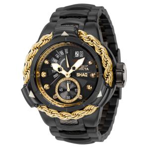 Relógio masculino Invicta SHAQ 0,18 quilates com diamante 51,, preto, titânio 37762