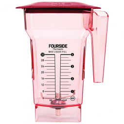 Jarra Liquidificadora Blendtec FourSide 40-619-62 2.2L Vermelha com Tampa Vermelha