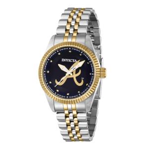 Relgio feminino MLB Atlanta Braves - 36 mm. Ao. Ouro 42962