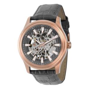 Relgio mecnico vintage masculino - 42 mm. Preto ZG-37962