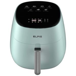 Fritadeira Elétrica AirFryer 8 em 1, Capacidade 4L, Painel Digital, 1400W, 110v, ELPIS, Verde