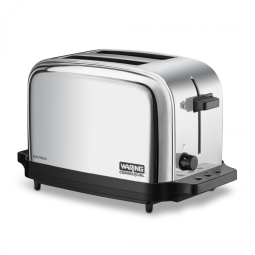 Torradeira Elétrica 2 Fatias com 15 Níveis de Tostagem, 110V 950W, Waring WCT702, Prata