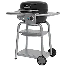 Churrasqueira Elétrica Char-Broil Bistro Pro com Grelha e Grill, Modo Carvão, Preta