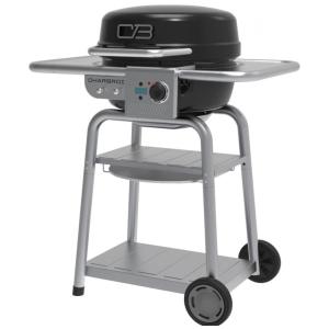 Churrasqueira Elétrica Char-Broil Bistro Pro com Grelha e Grill, Modo Carvão, Preta