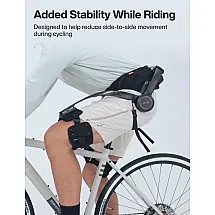 Cinto de Estabilidade AeroFlex Hypershell para Ciclismo — Fixa o Exoesqueleto da Série X, Lycra Elástica e Fivela de Engate Rápido