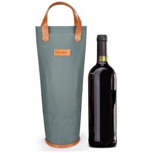 Bolsa Térmica para Garrafa de Vinho Tirrinia, Transporte Prático e Estiloso para Viagens, Piqueniques e Presentes para Amantes de Vinho -