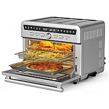 Forno Elétrico de Bancada 26 Litros de Capacidade, Aço Inoxidável, 110V 1800W, COSTWAY
