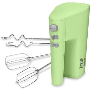 Batedeira de Mão com 5 Velocidades e Acessórios de Aço Inox, 150W, 110v, TASTY BY CUISINART HM200TGRN, Verde