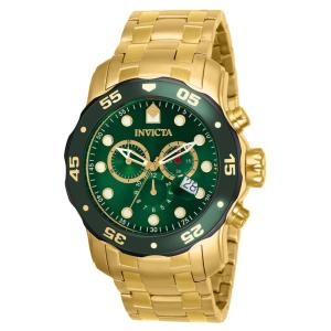 Relógio Masculino Pro Diver SCUBA, Invicta ZG 80072, Dourado e Verde