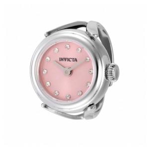 Relógio de Anel Feminino Invicta Mini Angel 17,5mm, Rosa 49072