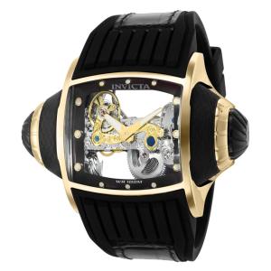 Relógio Masculino Analógio Automático 68mm, Invicta Vintage 35272, Preto