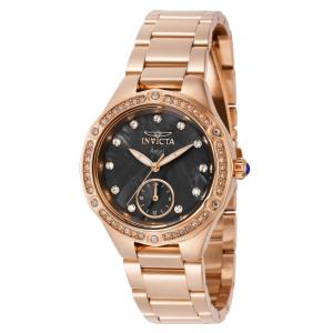 Relgio feminino anjo com mostrador em madreprola - 35 mm. Ouro Rosa 40372