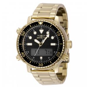 Relógio Masculino Invicta Pro Diver DigiQuartz 46.5mm em Ouro 48372