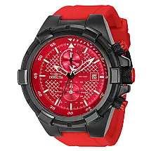 Relgio Masculino Aviador - 50,5mm. Vermelho 39372