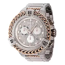 Relgio masculino reserva Herc 2,26 quilates diamante suo Ronda Z60 calibre com mostrador madreprola - 54 mm. Ao.