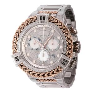 Relgio masculino reserva Herc 2,26 quilates diamante suo Ronda Z60 calibre com mostrador madreprola - 54 mm. Ao.