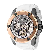Relgio Masculino Akula Automtico - 51mm. Branco 42772