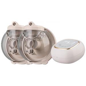 DCWecher Bomba Tira Leite Dupla Portátil e Recarregável com 3 Modos e 9 Níveis , Rosa