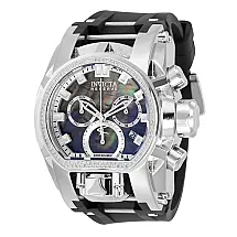 Relógio Masculino Calibre Suíço Ronda Z60 com Mostrador em Madrepérola, Invicta 30872, Preto