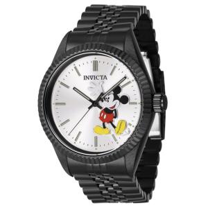Relgio unissex do Mickey Mouse de edio limitada da Disney - 43 mm. Preto 43872
