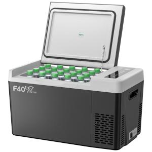 Cooler Elétrico Automotivo Portátil 23 Litros, F40C4TMP, Preto