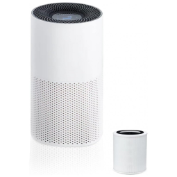 Purificador de Ar com Filtro True HEPA H13, Área até 110 m2, ABTOP, Branco