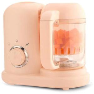 Processador de Alimentos para Bebês IKIYA Multifuncional e a Vapor, 300W, Rosa