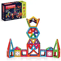 Kit de Construção Deluxe com 305 Peças para 3 Anos ou mais, MAGFORMERS 710013, Azul