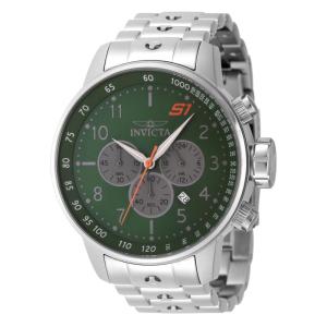 Relógio Masculino de Quartzo S1 Rally, Invicta 23082, Prata e Verde