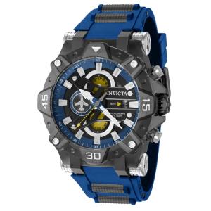 Relgio Masculino Aviador - 52mm. Metal de bronze. Azul 40182