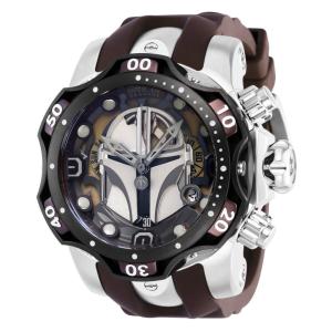 Relógio masculino Invicta Star Wars Mandalorian 52,, aço, marrom 40482