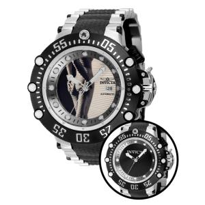 Relógio masculino Invicta Subaqua Noma VII com obturador automático , preto, aço 40582