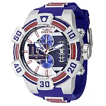 Relgio masculino NFL New York Giants - 52 mm. Azul. Vermelho 41582