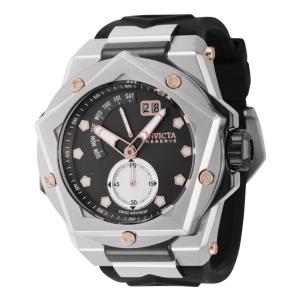 Relógio masculino Invicta Reserve Helios , preto, aço 44582