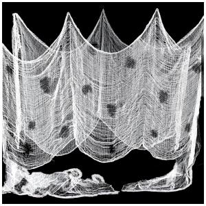 Pano Teia de Aranha para Decoração de Halloween, JQAQJU