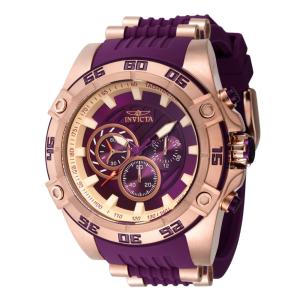 Relgio masculino Speedway - 52 mm. Rosa ouro. Roxo Claro 40682