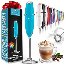 Mixer Elétrico com Suporte, Zulay Kitchen, Azul e Rosa